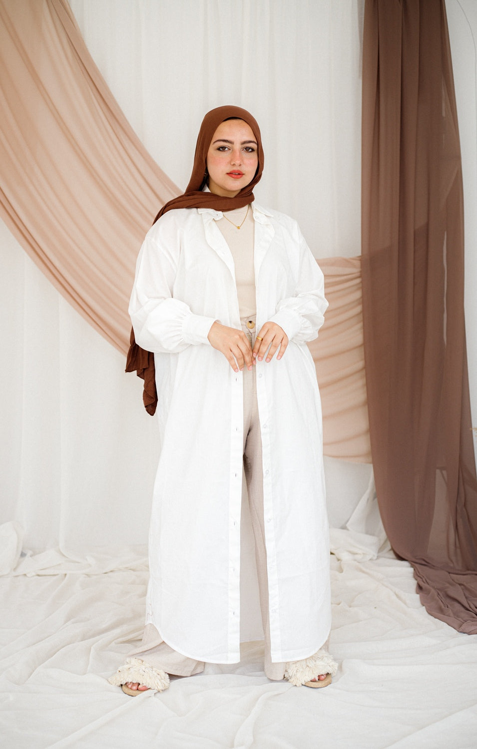 Long basic shirt